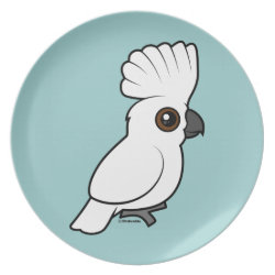Umbrella Cockatoo (raised) Plate
