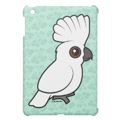 Umbrella Cockatoo (raised) Case Savvy iPad Mini Finish Case