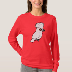 Umbrella Cockatoo (raised) Women's Basic Long Sleeve T-Shirt