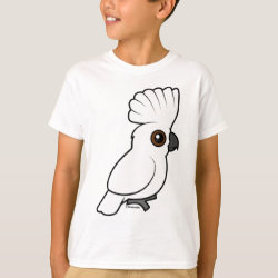 Umbrella Cockatoo (raised) Kids' Hanes TAGLESS® T-Shirt