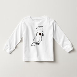 Umbrella Cockatoo (raised) Toddler Long Sleeve T-Shirt