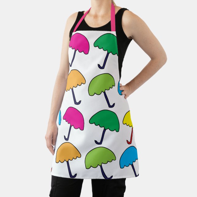 Umbrella Colorful Umbrella  Apron (Insitu)
