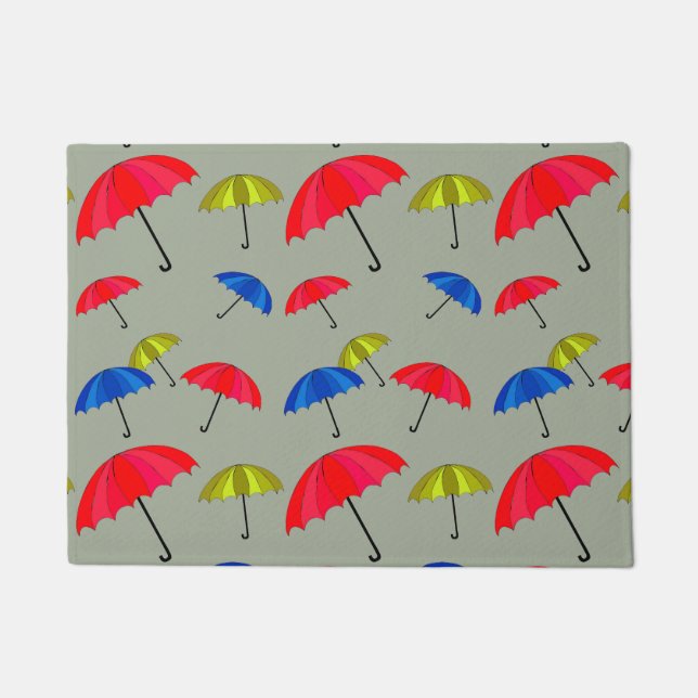 Umbrella Design on Doormat (Front)