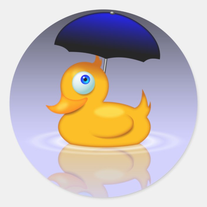 rubber duck with umbrella