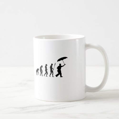 umbrella evolution coffee mug