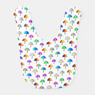 Umbrella Fort Baby Bib