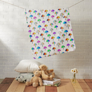 Umbrella Fort Baby Blanket