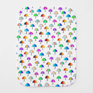 Umbrella Fort Baby Burp Cloth