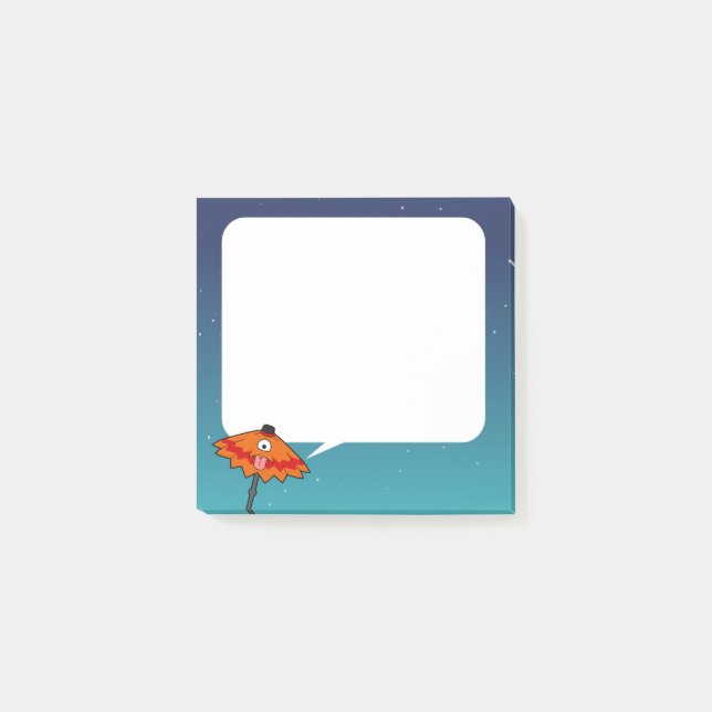 Umbrella Ghost Yokai: Karakasa-obake Speech Bubble Post-it Notes (Front)