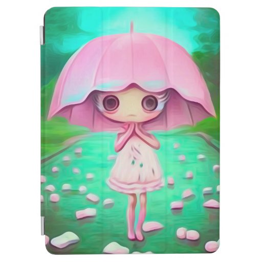 Umbrella Girl After Candy Storm iPad Air Cover