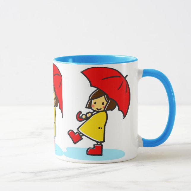 Umbrella Girl Mug (Right)