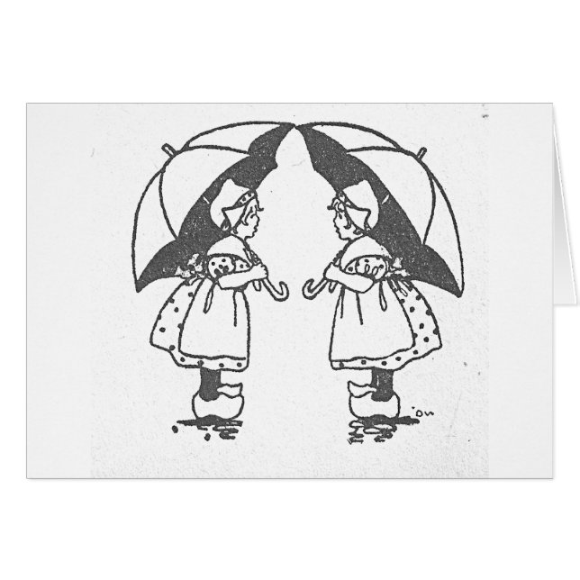Umbrella Girls 2 Cards (Front Horizontal)