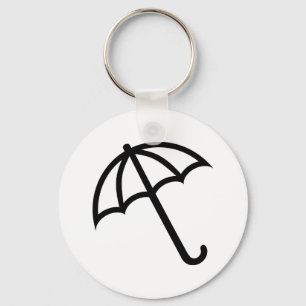 Umbrella icon keychain