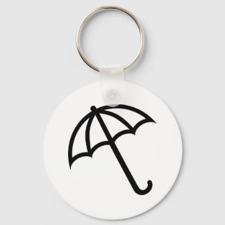 Umbrella icon keychain