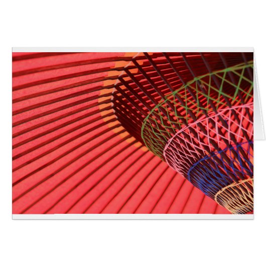 Umbrella Japanese Umbrellas Cards (Front Horizontal)