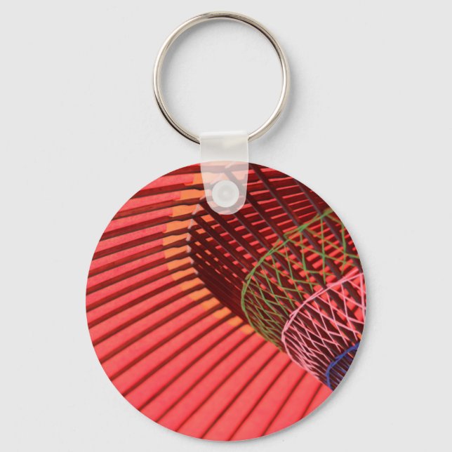 Umbrella Japanese Umbrellas Keychain (Front)