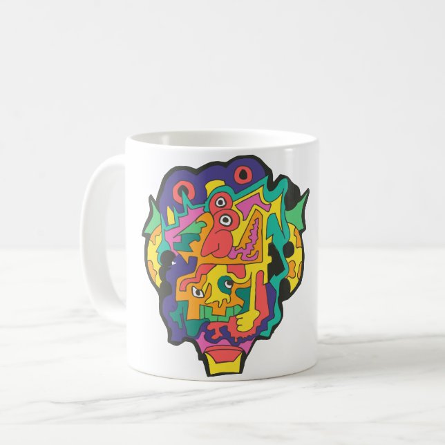 Umbrella Lady Coffee Mug (Front Left)