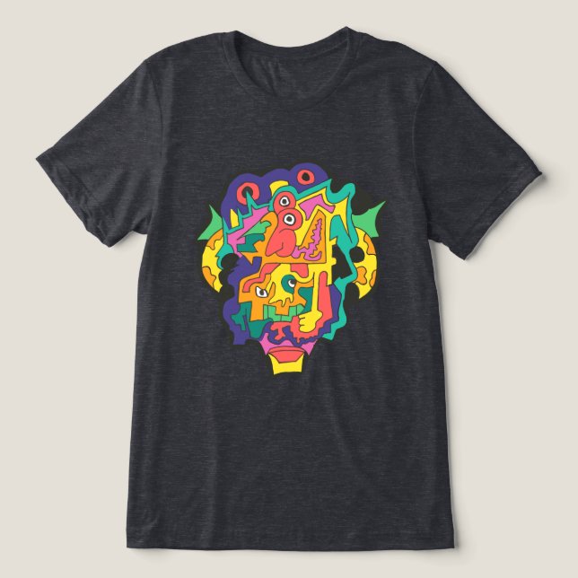 Umbrella Lady Tri-Blend Shirt (Design Front)