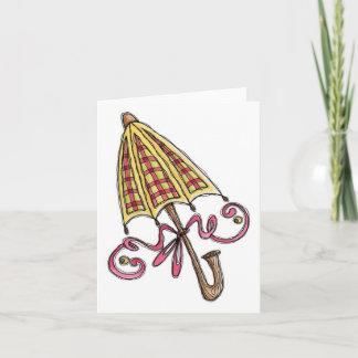 Umbrella - Note Card