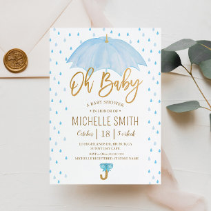 Umbrella of Love Sprinkle Baby Shower Invitation