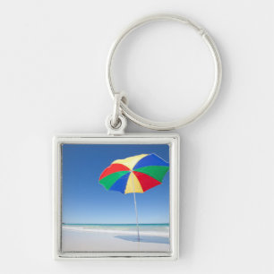 Umbrella On Beach Australia Keychain