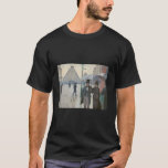 Umbrella Paris Street; Rainy Day By Gustave Caille T-Shirt