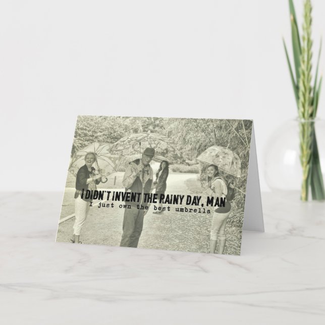 UMBRELLA PARTY Greeting Card (Front)