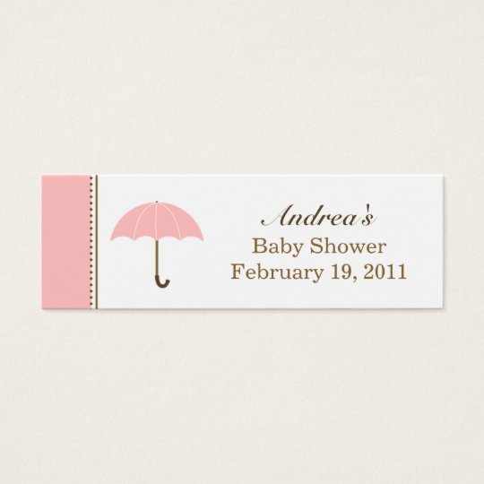 Umbrella Pink Small Tag