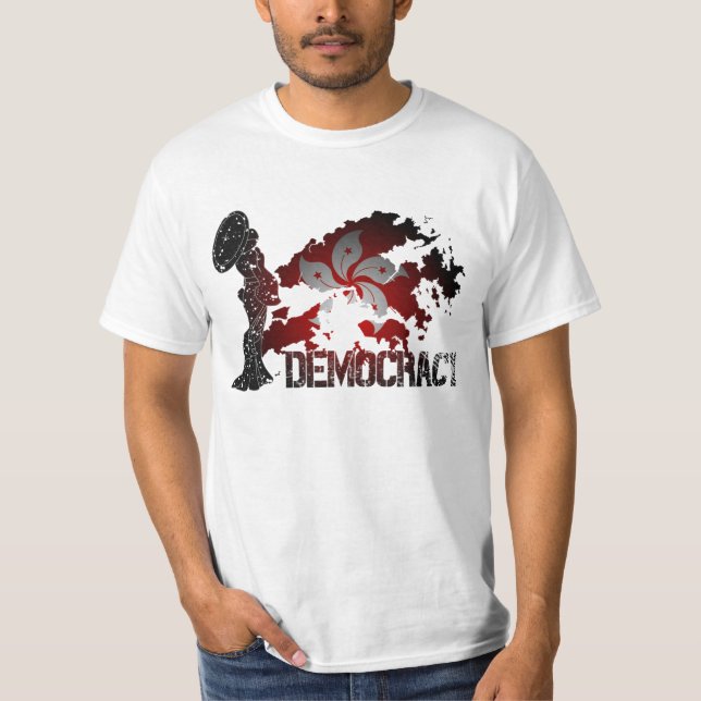 Umbrella Revolution Hong-Kong Democracy T-Shirt (Front)