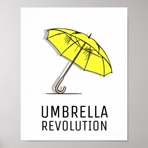 Umbrella Revolution _ Hong Kong Poster