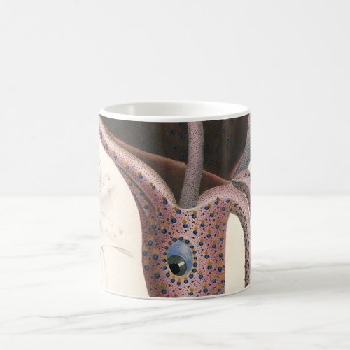 Umbrella Squid Vintage Marine Life Animals Coffee Mug