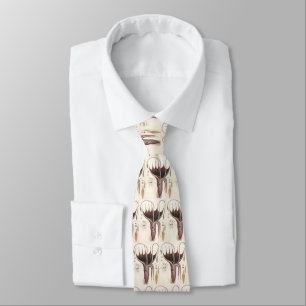 Umbrella Squid, Vintage Marine Life Animals Neck Tie