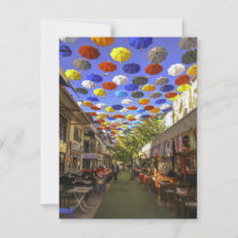 Umbrella Street Antalya Turkey Photography