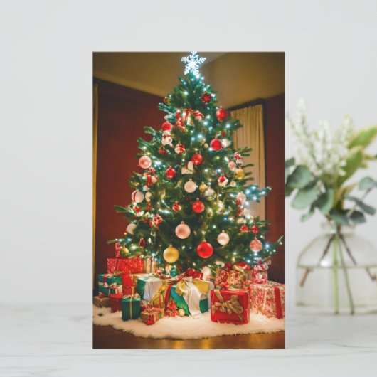 Umbrella Tree Paper Sheet (Standing Front)