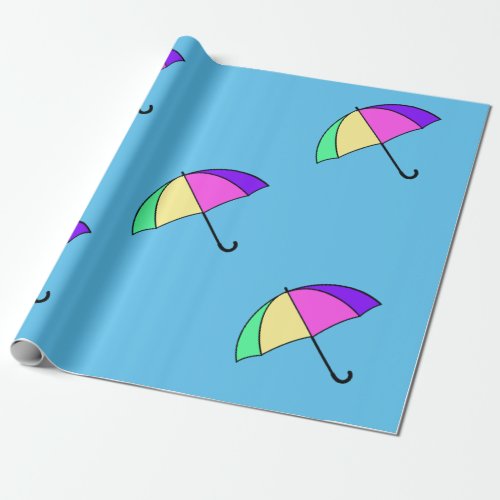 Umbrella wrapping paper wrapping paper