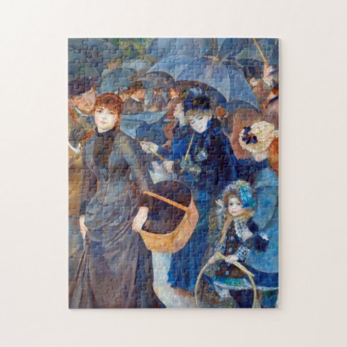 Umbrellas by Pierre_Auguste Renoir Jigsaw Puzzle