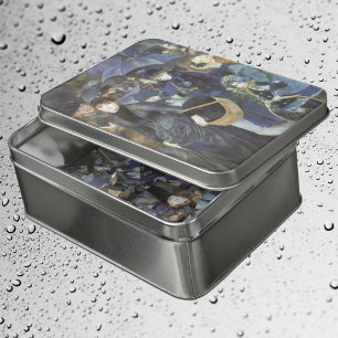 Umbrellas by Pierre Renoir, Vintage Impressionism Jigsaw Puzzle