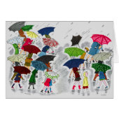 Umbrellas Cards (Front Horizontal)