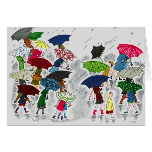 Umbrellas Cards (Front Horizontal)