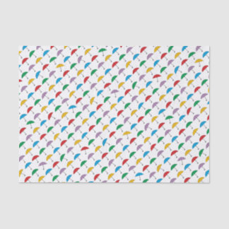 Umbrellas in Rain Tissue Paper