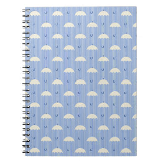 Umbrellas in the Blue Notebook