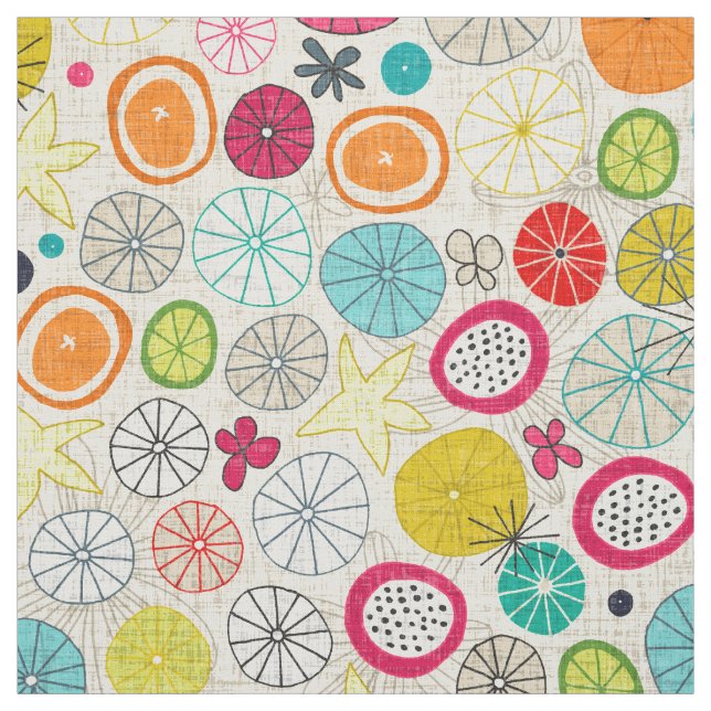 umbrellas ivory fabric (Swatch)