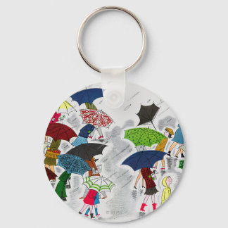 Umbrellas Keychain