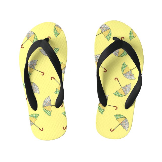 Umbrellas Kids Flip Flops (Footbed)