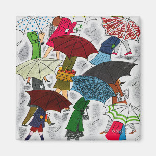 Umbrellas Magnet