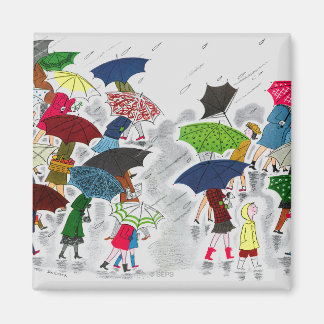 Umbrellas Magnet
