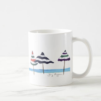 Umbrellas on the Beach Mugs & Drinkware