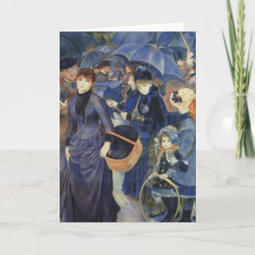 Umbrellas Pierre_Auguste Renoir Mothers Day Card