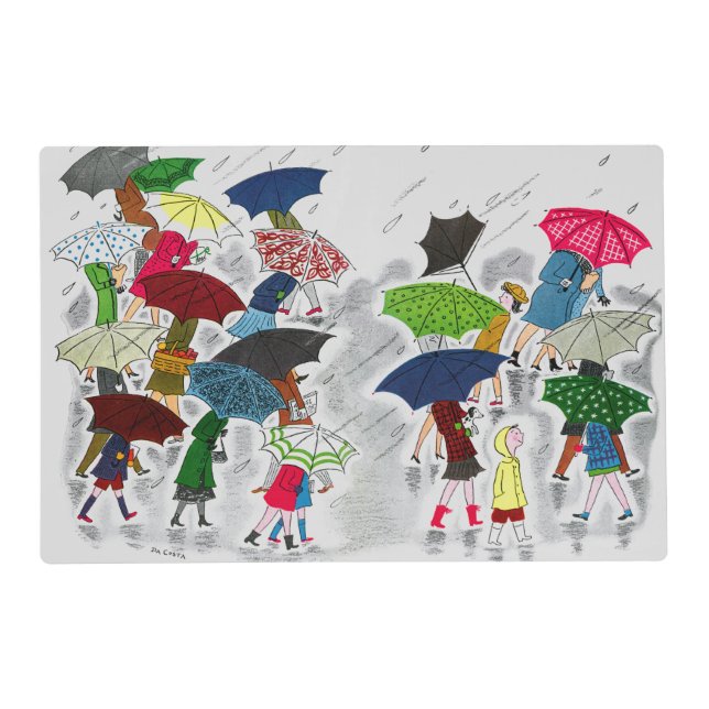 Umbrellas Placemat (Front)