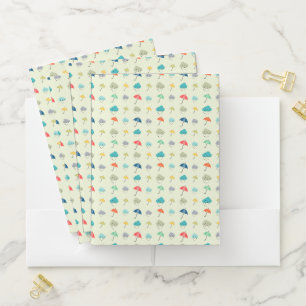 Umbrellas Pocket Folder